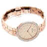 Cosmopolitan watch, Swiss Made, Metal bracelet, Pink, Rose gold-tone finish - Swarovski, 5517800
