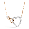 Swarovski Infinity Halskette, Unendlichzeichen und Herz, Weiß, Metallmix - Swarovski, 5518865