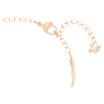 Swarovski Infinity bangle, Infinity and heart, White, Mixed metal finish - Swarovski, 5518869