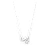 Swarovski Infinity necklace, Infinity, White, Rhodium plated - Swarovski, 5520576