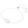 Swarovski Infinity ブレスレット, インフィニティとハート, ホワイト, ロジウム・プレーティング - Swarovski, 5524421