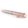 Crystalline ballpoint pen, Heart, Rose gold tone, Pink lacquered, rose gold-tone plated - Swarovski, 5527536