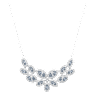 Collier Baron, Feuille, Gris, Métal rhodié - Swarovski, 5528900
