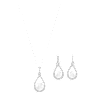 Enlace set, White, Rhodium plated - Swarovski, 5528959