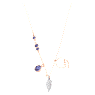 Pendentif Symbolica, Aile, Violet, Placage de ton or rosé - Swarovski, 5535523