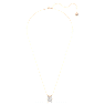 Pendente Bella V, Taglio Round, Bianco, Placcato color oro rosa - Swarovski, 5535528