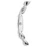 Cocktail watch, Swiss Made, Full pavé, Crystal bracelet, Silver tone, Stainless steel - Swarovski, 5547617