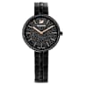 Cosmopolitan watch, Swiss Made, Metal bracelet, Black, Black finish - Swarovski, 5547646