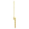 Exalta necklace, White, Gold-tone plated - Swarovski, 5558691