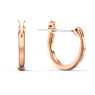 Ginger Hängande örhängen, Vit, Roséguldfärgad plätering - Swarovski, 5567528