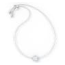 Una Angelic bracelet, Mixed round cuts, White, Rhodium plated - Swarovski, 5567934