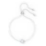 Una Angelic bracelet, Mixed round cuts, White, Rhodium plated - Swarovski, 5567934
