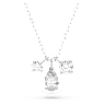Attract hanger, Verschillende slijpvormen, Cluster, Wit, Rodium toplaag - Swarovski, 5571077
