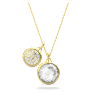 Pendentif Tahlia, Blanc, Placage de ton or - Swarovski, 5580298