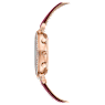 Passage Chrono Uhr, Schweizer Produktion, Lederarmband, Rot, Roségoldfarbenes Finish - Swarovski, 5580345