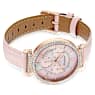 Passage Chrono นาฬิกา, Swiss Made, สายหนัง, ชมพู, เคลือบโทนสีโรสโกลด์ - Swarovski, 5580352