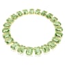 Millenia Tennis necklace, Oversized crystals, Octagon cut, Green, Gold-tone plated - Swarovski, 5598261