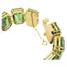 Millenia Armband, Übergroße Kristalle, Oktagon-Schliff, Grün, Goldlegierungsschicht - Swarovski, 5598347