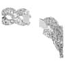 Hyperbola choker, Mixed cuts, Infinity, White, Rhodium plated - Swarovski, 5598359