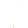 Una Halskette, Oktagon-Schliff, Gelb, Goldlegierungsschicht - Swarovski, 5598421