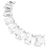 Millenia Tennis necklace, Oversized crystals, Octagon cut, White, Rhodium plated - Swarovski, 5599149