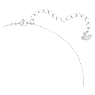Millenia pendant, Octagon cut, White, Rhodium plated - Swarovski, 5599177