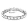 Millenia 브레이슬릿, 스퀘어 컷, 스몰, 화이트, 로듐 플래팅 - Swarovski, 5599202