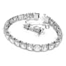 Millenia bracelet, Square cut, Small, White, Rhodium plated - Swarovski, 5599202