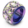 Curiosa cocktail ring, Triangle cut, Multicolored - Swarovski, 5599928