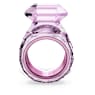 Anello cocktail Lucent, Taglio ottagonale, Rosa - Swarovski, 5600233