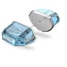 Lucent stud oorbel, Enkel, Blauw, Rodium toplaag - Swarovski, 5600255