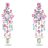 Gema 夾式耳環, 混合式切割, Swarovski 水晶吊燈, 超長, 漸層色, 鍍白金色 - Swarovski, 5601887