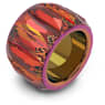 Curiosa cocktail ring, Baguette cut, Pink - Swarovski, 5607415