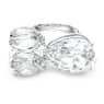Millenia cocktail ring, Pear cut, White, Rhodium plated - Swarovski, 5608999