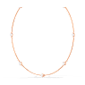 Collana Constella, Taglio Round, Bianca, Placcato color oro rosa - Swarovski, 5609710