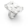 Mesmera 칵테일 링, 오버사이즈 크리스털, 화이트, 로듐 플래팅 - Swarovski, 5610370
