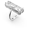 Bague cocktail Mesmera, Parure (3), Tailles variées, Blanche, Métal rhodié - Swarovski, 5610385