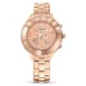 Octea Lux Sport watch, Swiss Made, Metal bracelet, Rose gold tone, Rose gold-tone finish - Swarovski, 5610469