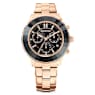 Octea lux sport 워치, 스위스 메이드, 메탈 브레이슬릿, 블랙, 로즈 골드 톤 피니시 - Swarovski, 5610478