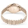 Attract watch, Swiss Made, Pavé, Crystal bracelet, Gold tone, Champagne gold-tone finish - Swarovski, 5610484