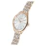 Attract watch, Swiss Made, Pavé, Crystal bracelet, Gold tone, Champagne gold-tone finish - Swarovski, 5610484