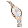 Attract watch, Swiss Made, Pavé, Metal bracelet, Rose gold tone, Rose gold-tone finish - Swarovski, 5610487