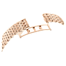 Attract watch, Swiss Made, Pavé, Metal bracelet, Rose gold tone, Rose gold-tone finish - Swarovski, 5610487