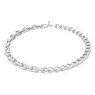 Collana Dextera, Link misti, Bianca, Placcato rodio - Swarovski, 5613391