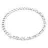 Collana Dextera, Link misti, Bianca, Placcato rodio - Swarovski, 5613391