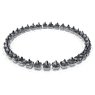 Matrix Tennisketting, Pyramid-slijpvorm, Grijs, Ruthenium toplaag - Swarovski, 5613682