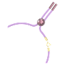 Dulcis bracelet, Cushion cut, Purple - Swarovski, 5613731