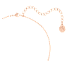 Una Halskette, Oktagon-Schliff, Rosa, Roségold-Legierungsschicht - Swarovski, 5614933