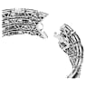 Matrix Armreif, Trilliant-Schliff, Schwarz, Rhodiniert - Swarovski, 5615325