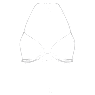 Millenia body chain, Round cut, White, Rhodium plated - Swarovski, 5615858